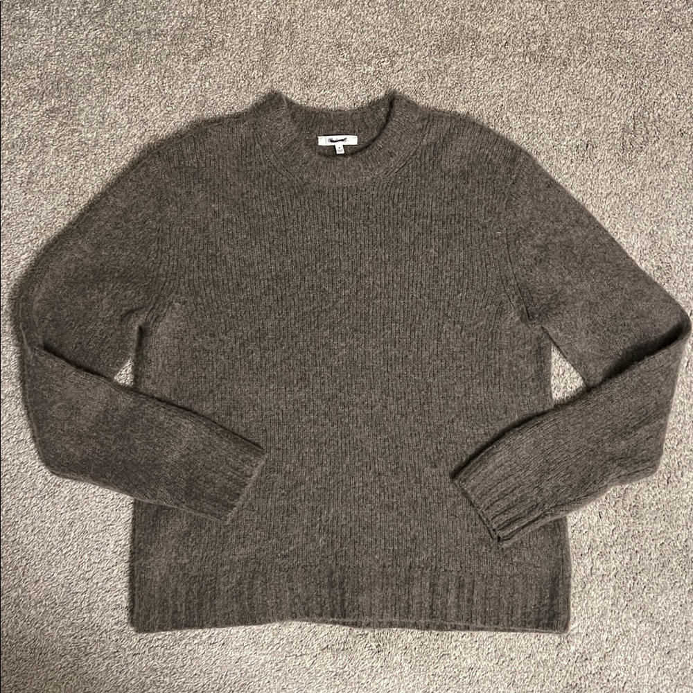 Madewell Merino Wool Alpaca Blend Crewneck Sweater Size Medium